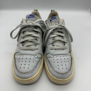 Nike Court Borough Low 2 Shoes Youth Size 6Y Gray Hologram Sneakers CJ2239-401